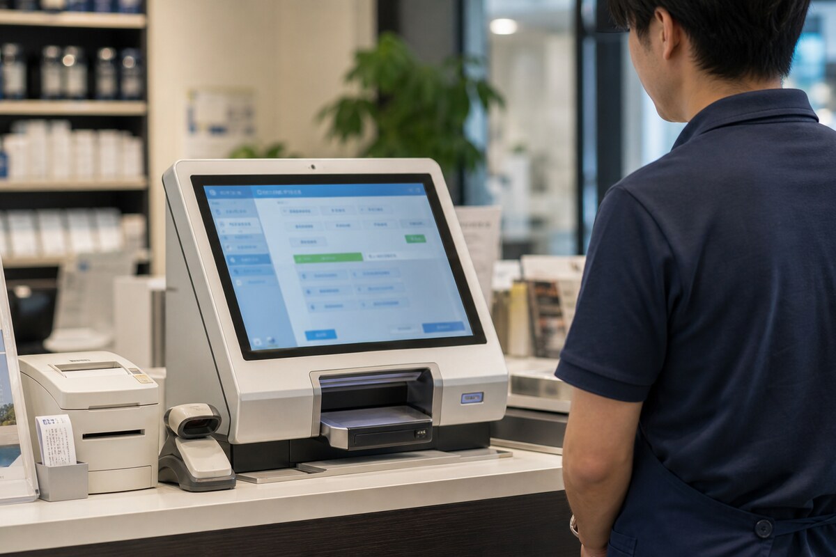 機器や端末を使ったシステム運用のイメージ
